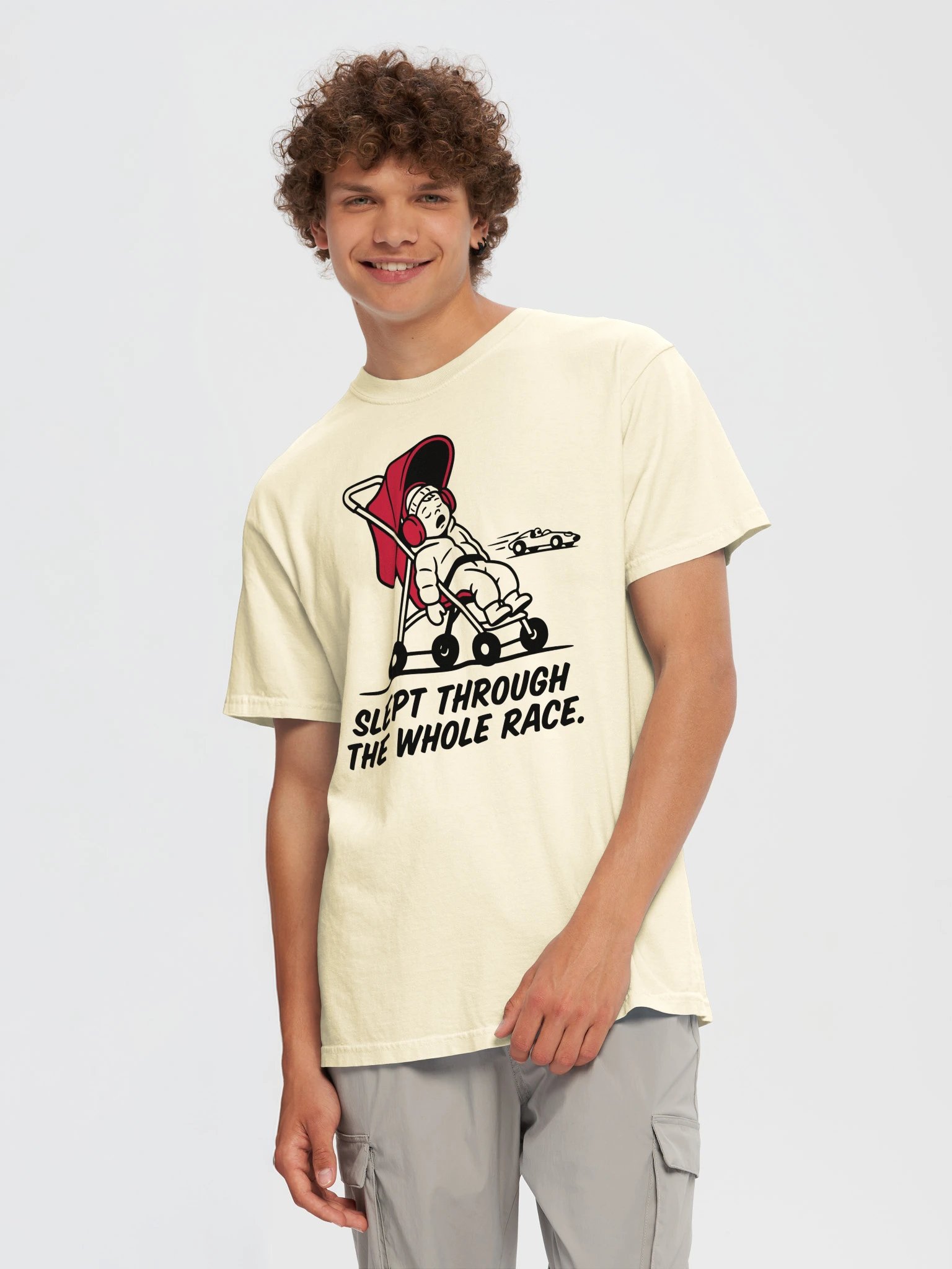 Slept Through the Whole Race. Stroller Tee product image (9)