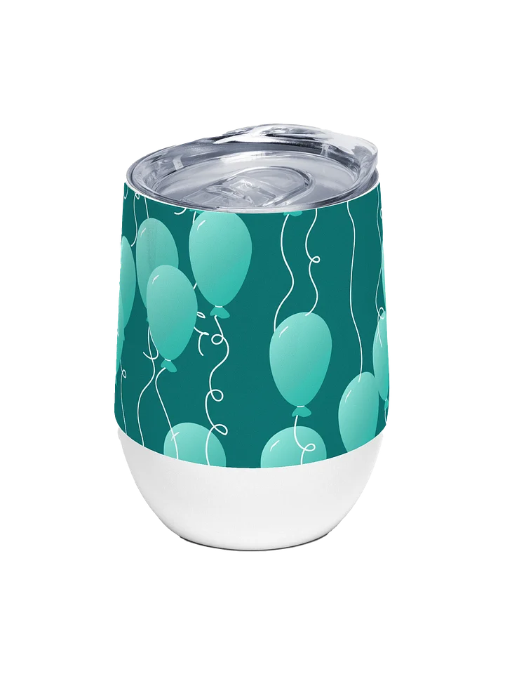 Party Time! Floating Balloon Wine Tumbler product image (1)