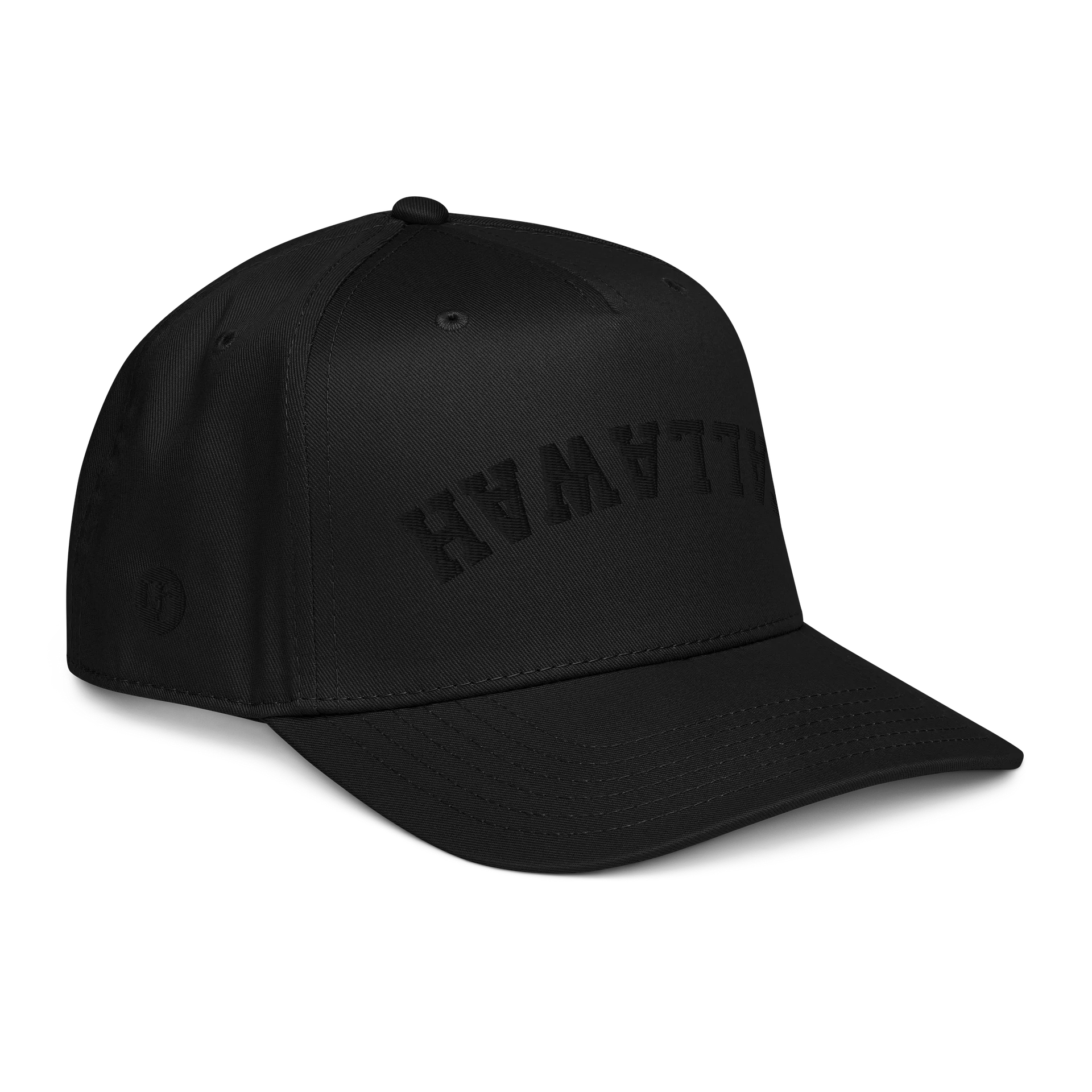 "likkle but TALLAWAH" Baseball Cap in Murda Black product image (4)