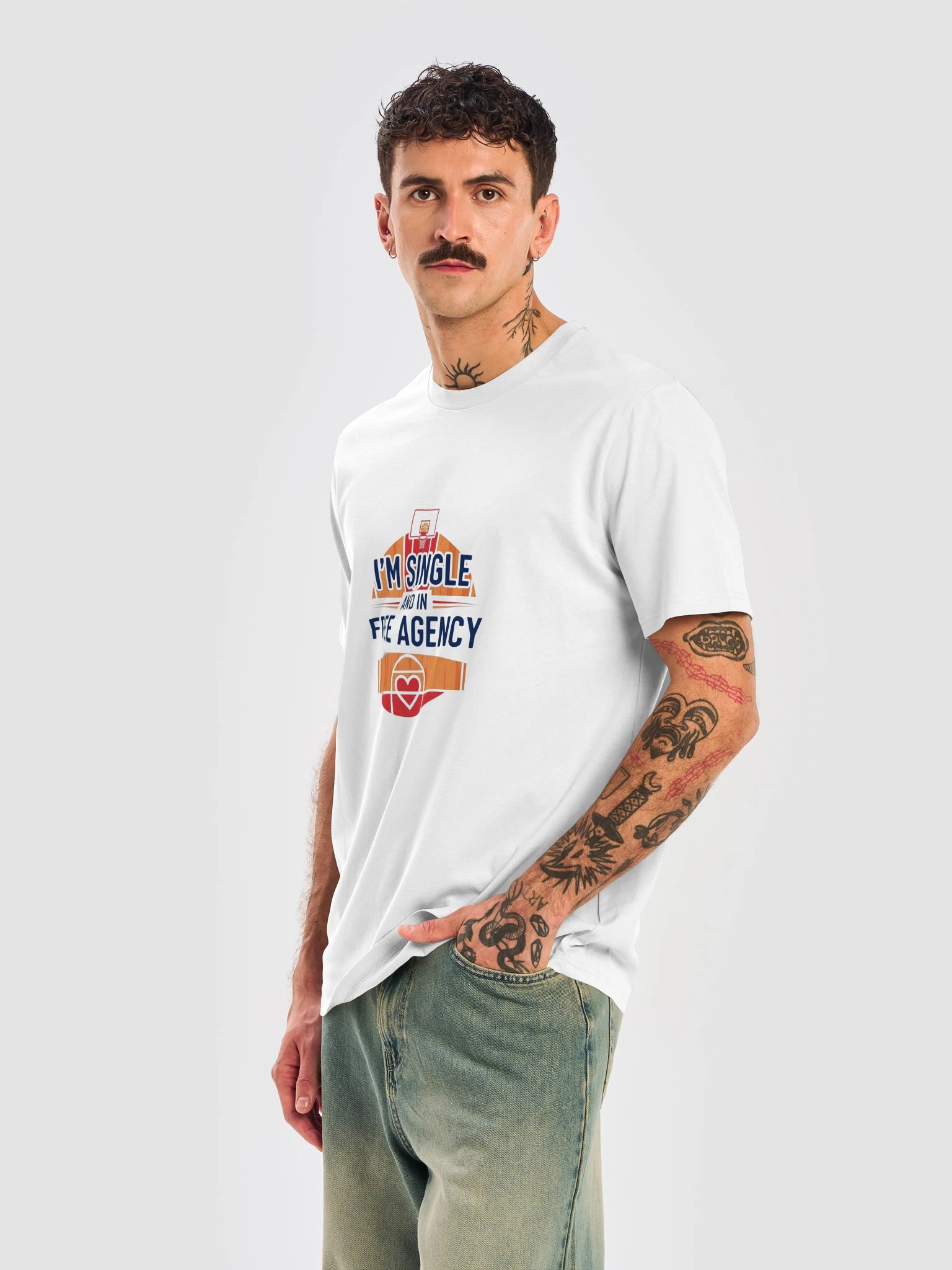 I'm Single And In Free Agency Novelty T-Shirt product image (6)