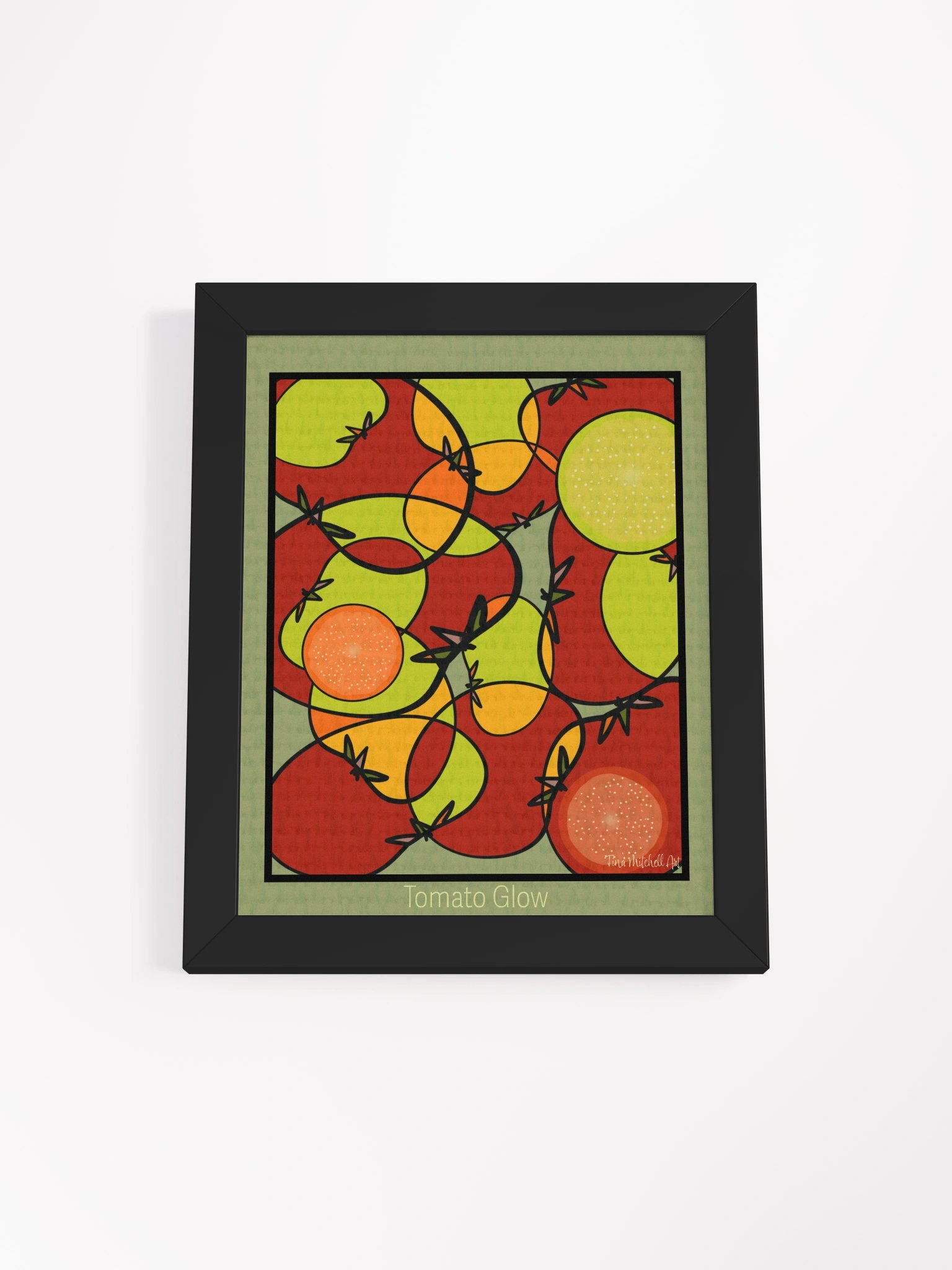 Tomato Glow – Framed Art Poster product image (2)