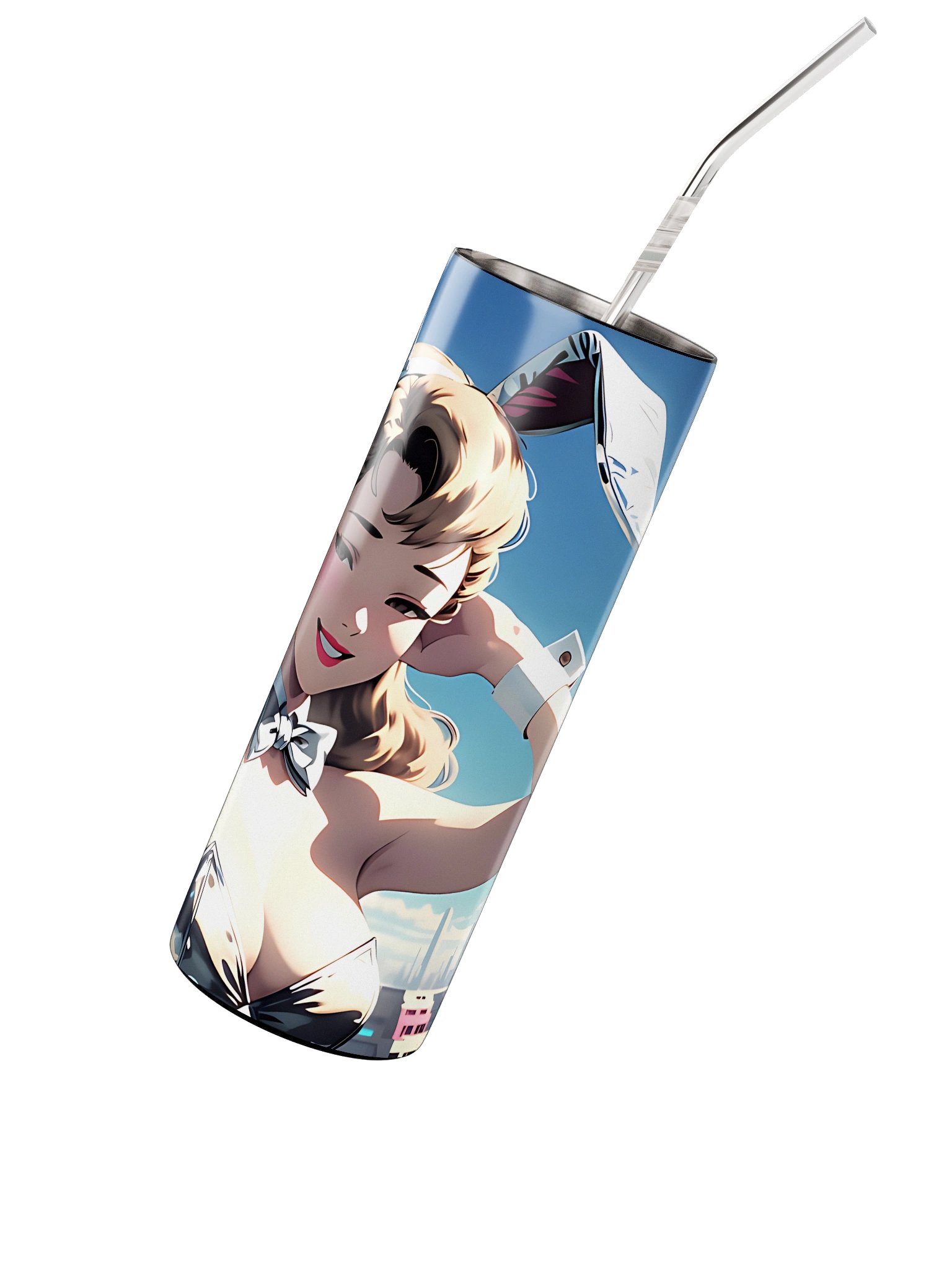 Lepus Ferox — Sunrise in Americana — Stainless Steel Tumbler product image (2)