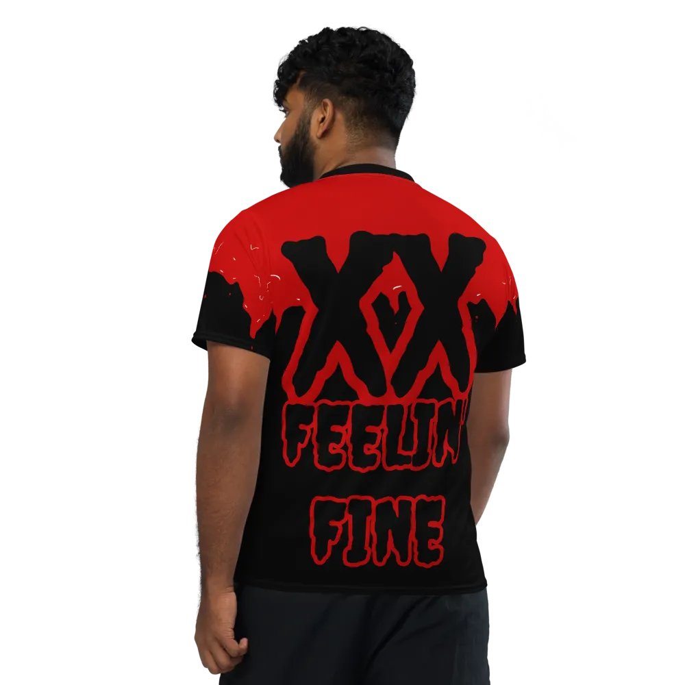 Skull and blood sports jersey product image (2)