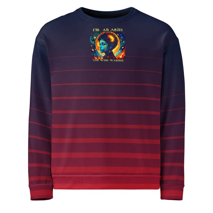 Aries 2025, You Were Warned, Sweatshirt product image (1)