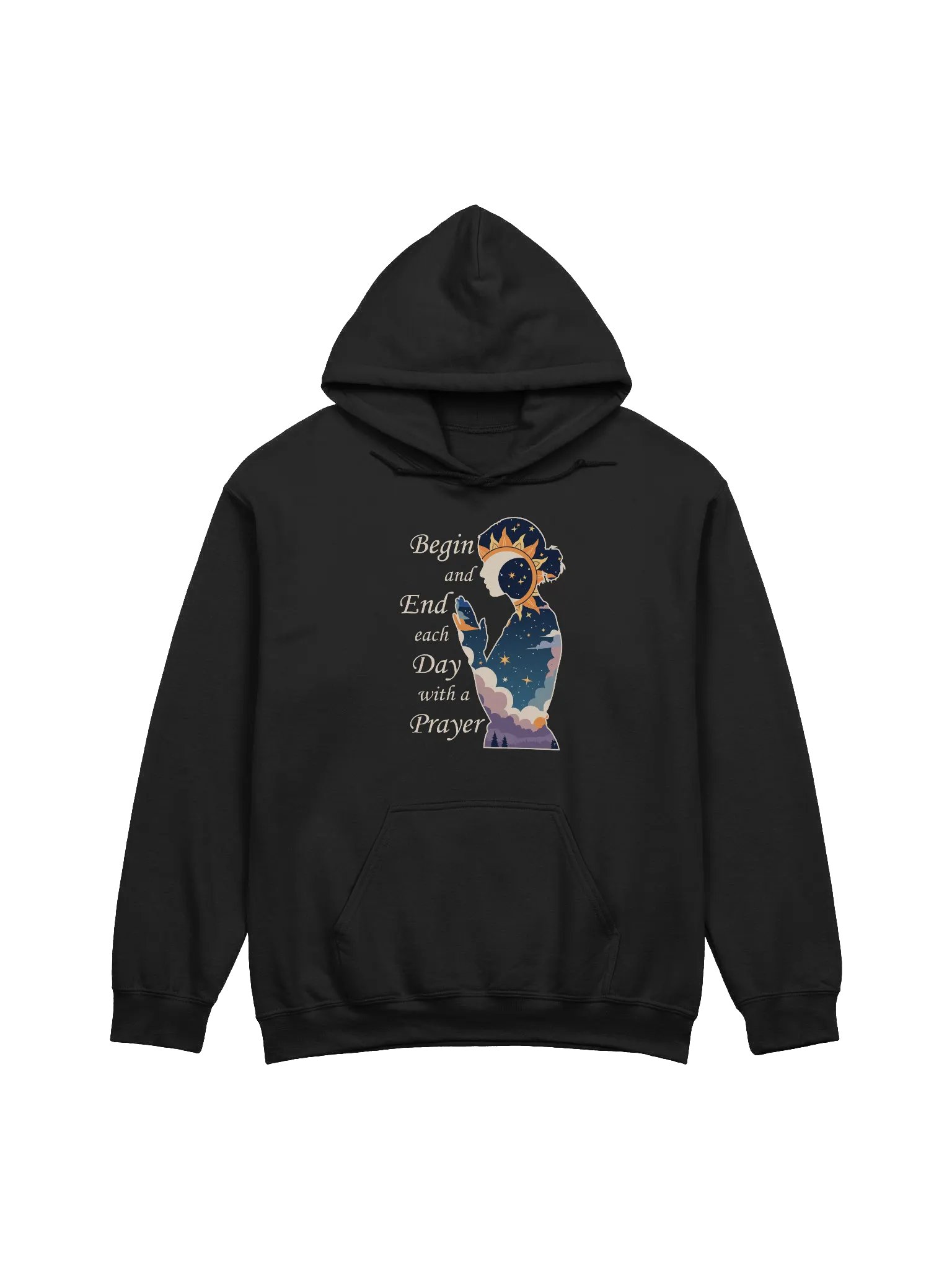 Celestial Prayer Classic Gildan Hoodie product image (1)