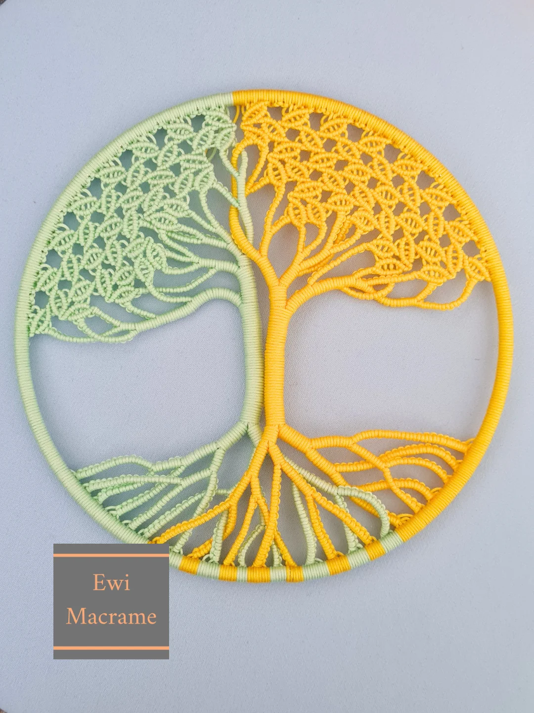 Micro Macrame Two Tone Tree — Photo Tutorial product image (1)