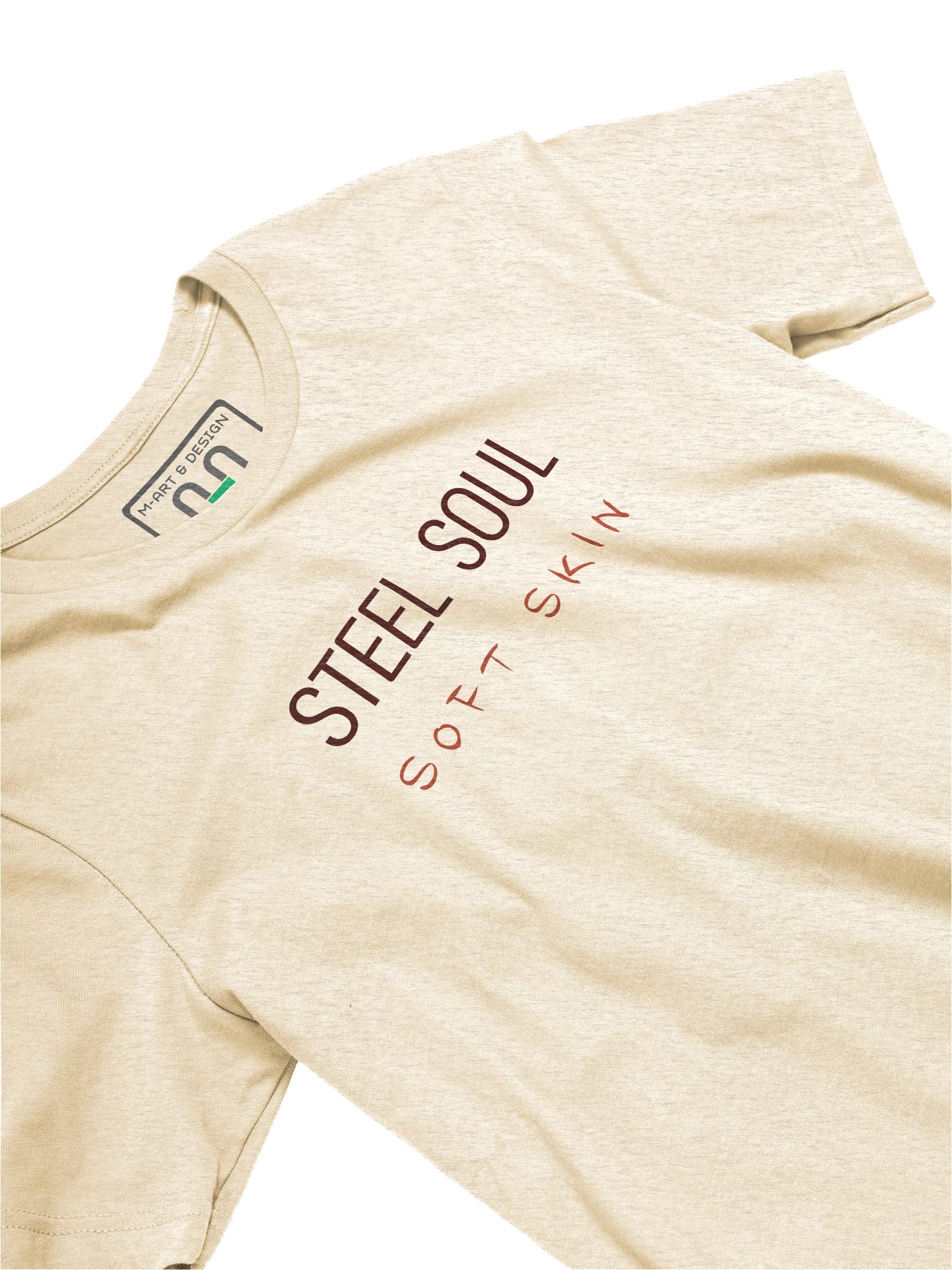 Steel Soul Minimalist Tee – Ultra-Soft Bella+Canvas T-Shirt by M-Art & Design product image (3)