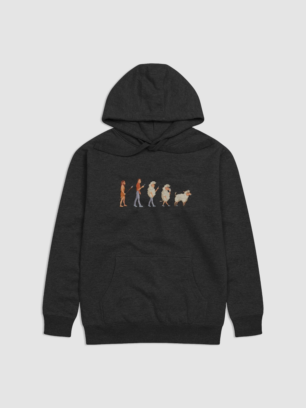 Devolving To Sheep Hoodie | Reclaim The Net Shop