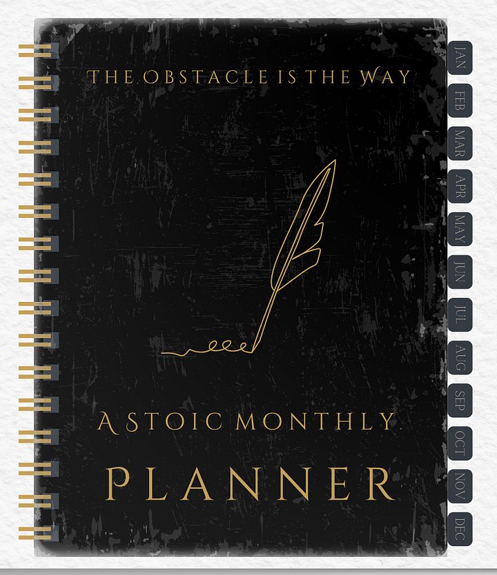 The Obstacle is the Way A Stoic Monthly Planner product image (1)