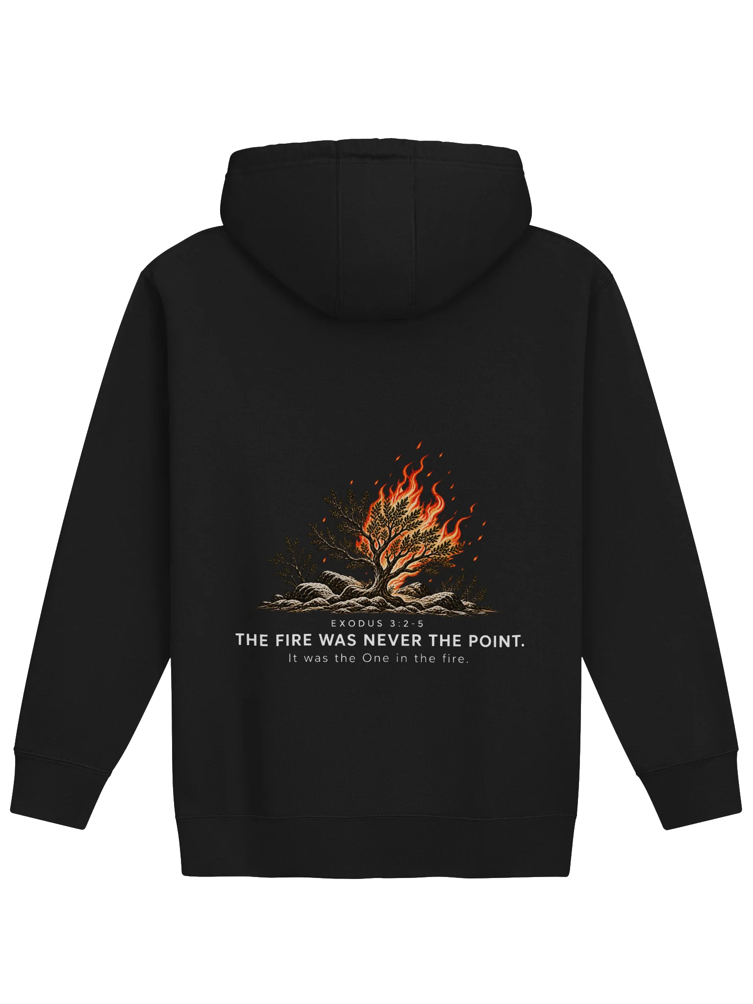 Burning Bush Premium Hoodie Dark product image (1)