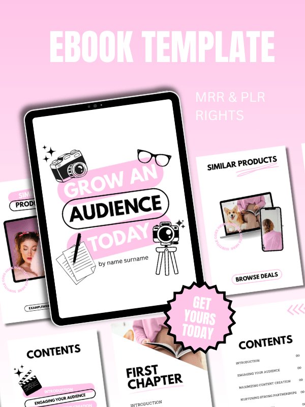 MRR/PLR Feminine eBook Templates product image (1)