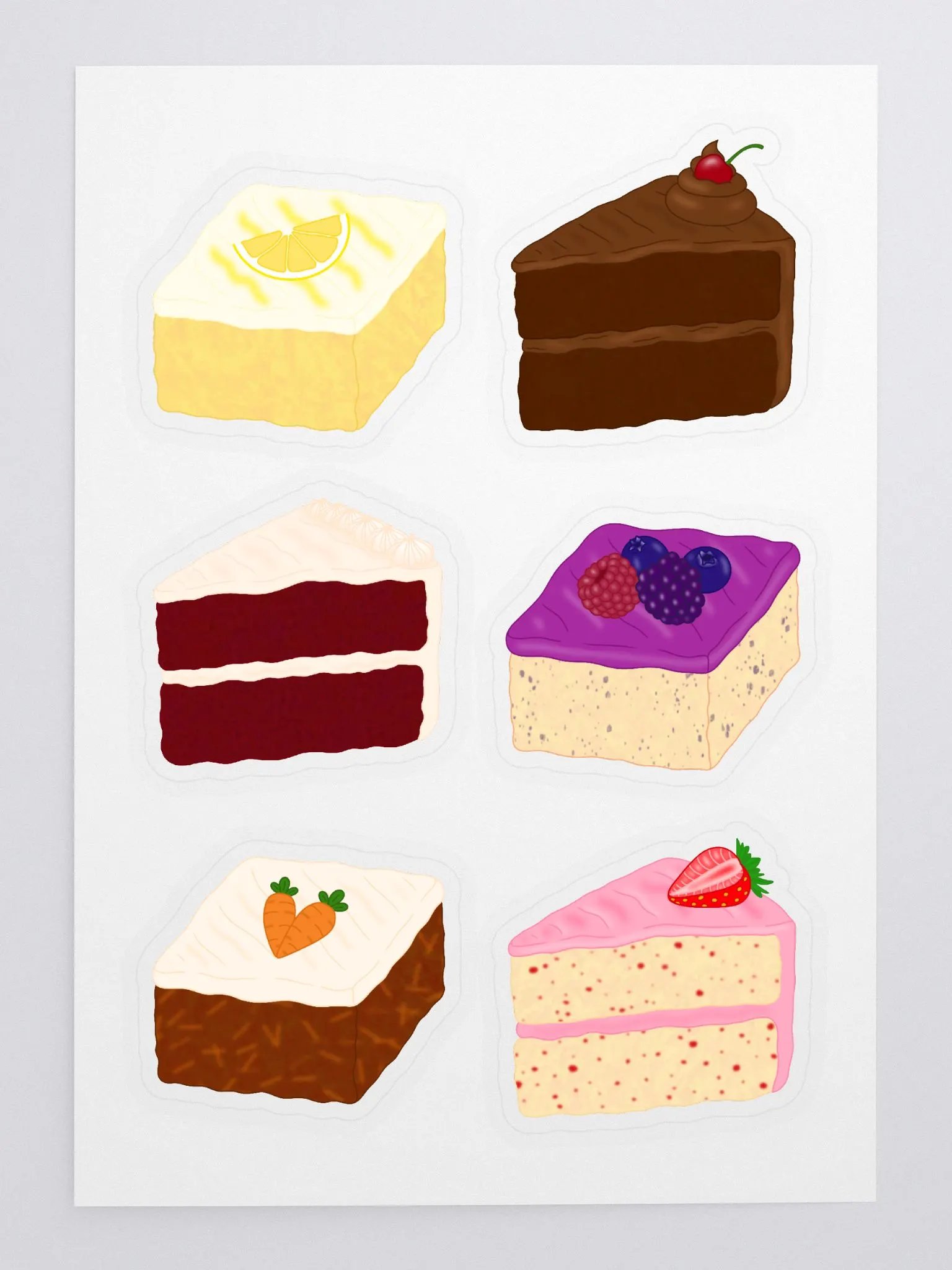 Cake Set Sticker Sheet product image (3)
