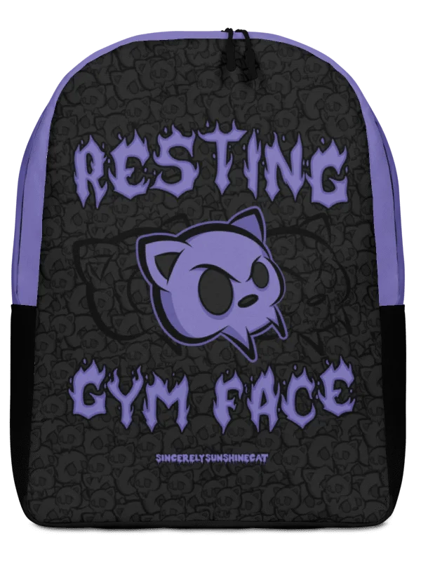 Resting Gym Face Backpack product image (1)