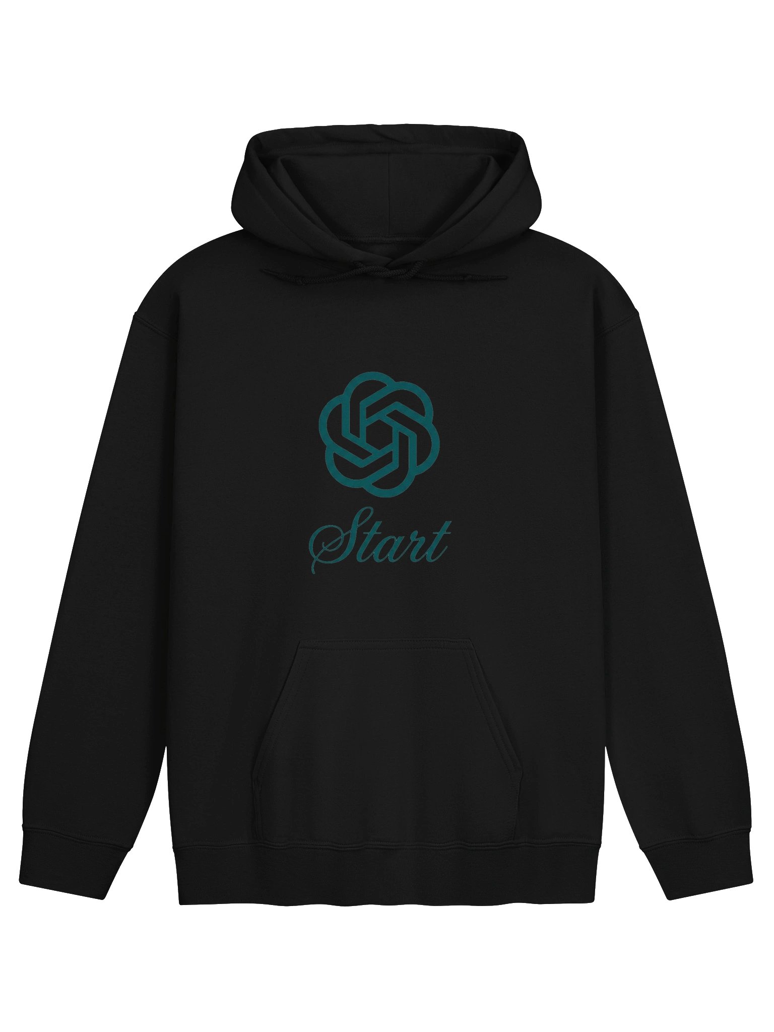 START AI Hoodie – Funny AI Assistant Hoodie for Developers, Programmers & Tech Enthusiasts product image (1)