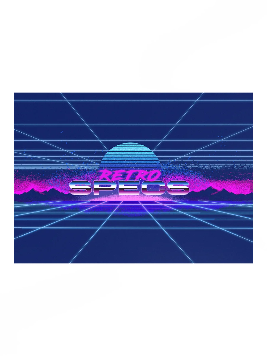 RETRO SPECS: Grid Lanscape Poster product image (1)