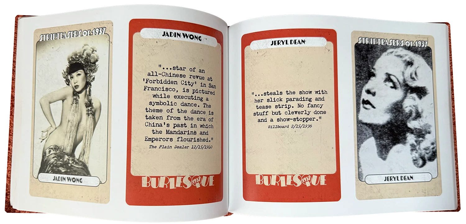 Stripteasers of 1937 Collector Cards Book product image (3)