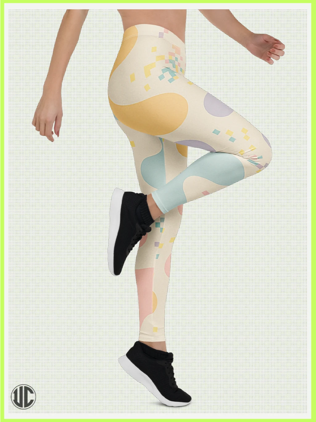 Theo's Digital Wave – Women’s Leggings product image (3)