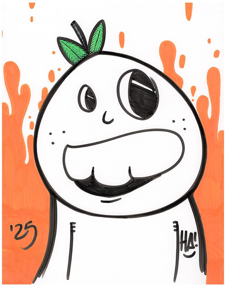 Mr Orange – Limited Edition Art Print (Unframed) product image (2)