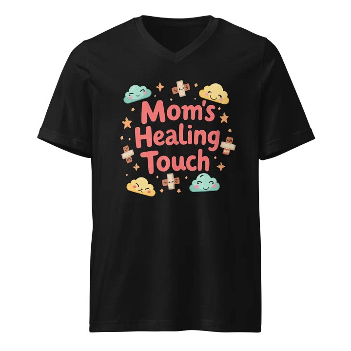 Mom's Healing Touch V-Neck Tee product image (1)