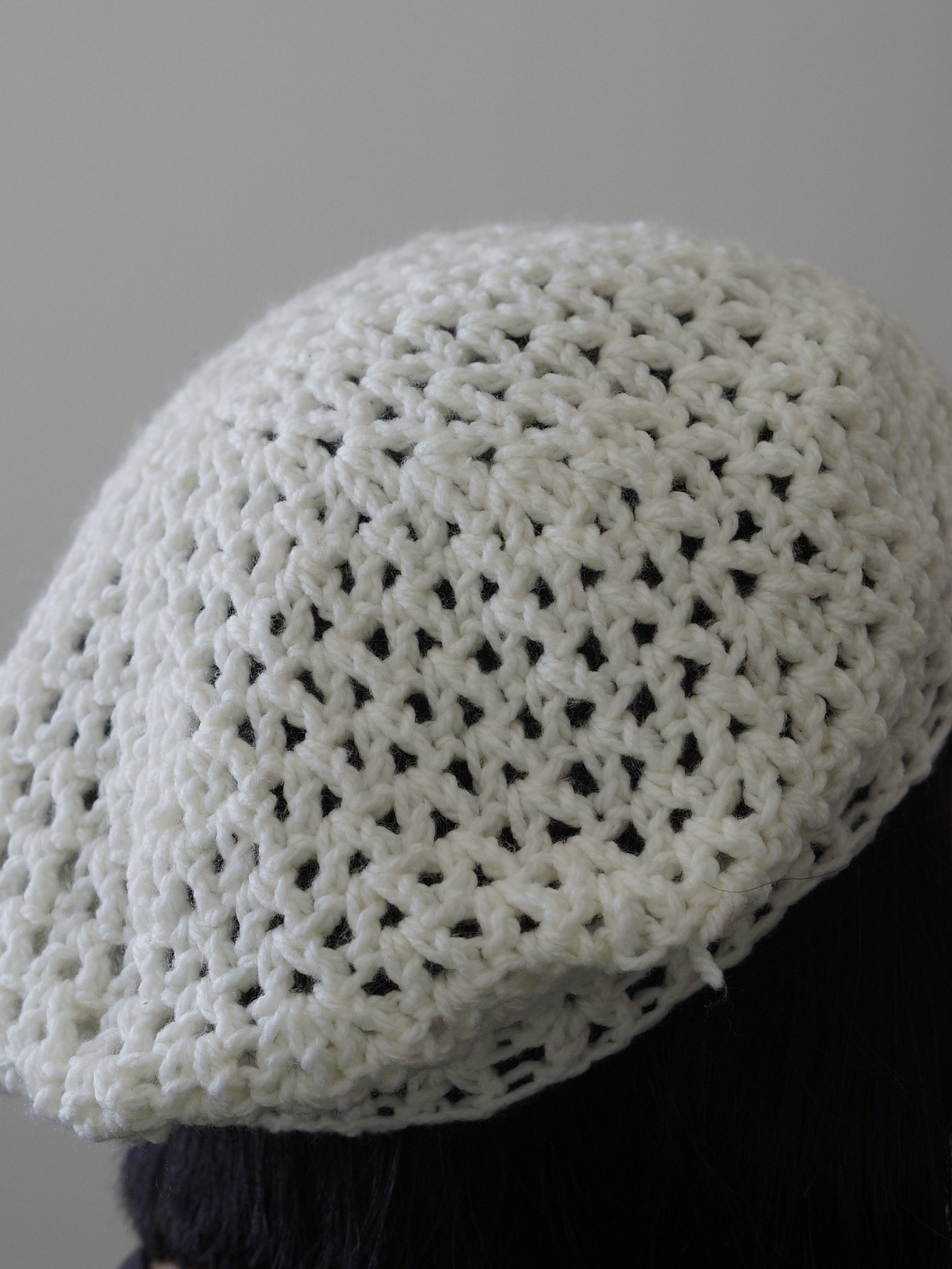 V stitch summer beret product image (2)