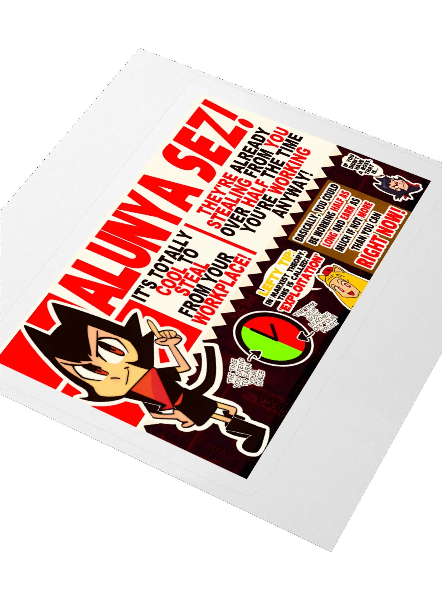 Alunya and Rodina - “Alunya Sez!” Sticker product image (9)