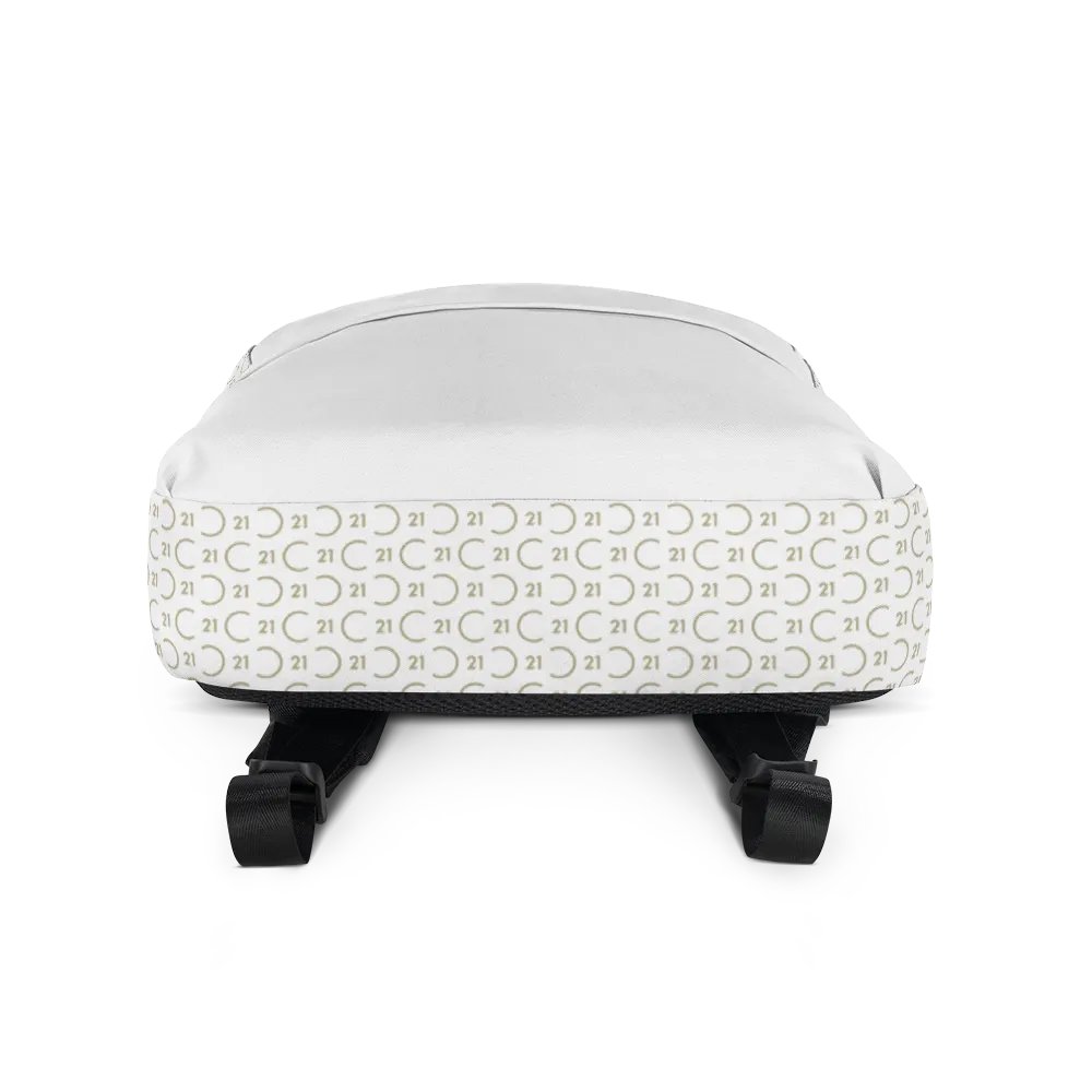 Seal Pattern Print Backpack with Edge Wordmark product image (5)