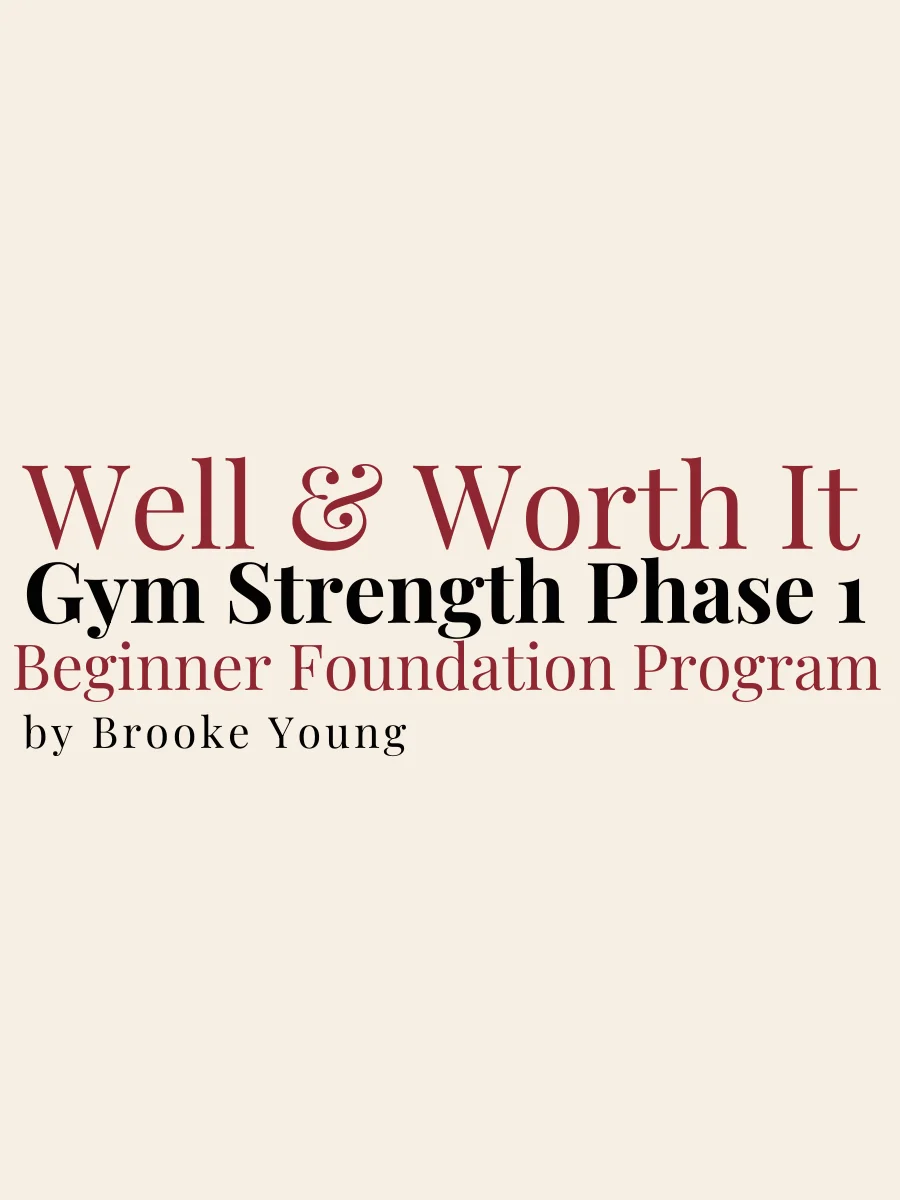 Gym Strength Phase 1 - Beginner Foundation Program product image (1)