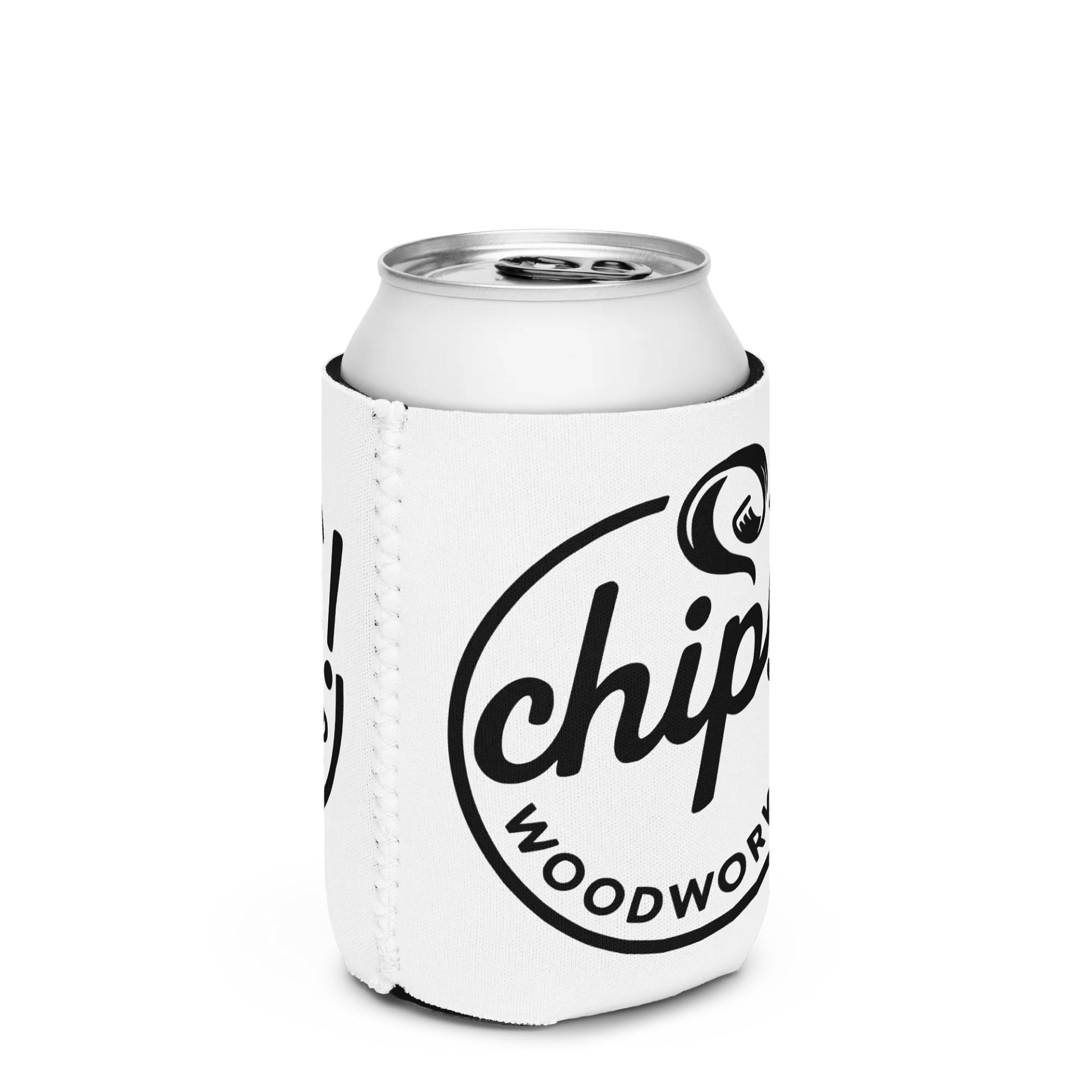 Chip's Woodworking Black Logo Can Coosie product image (3)