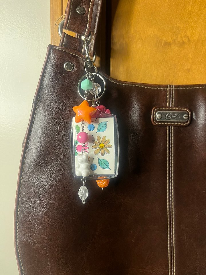 Floral Beauty Deluxe Bag Charm product image (1)