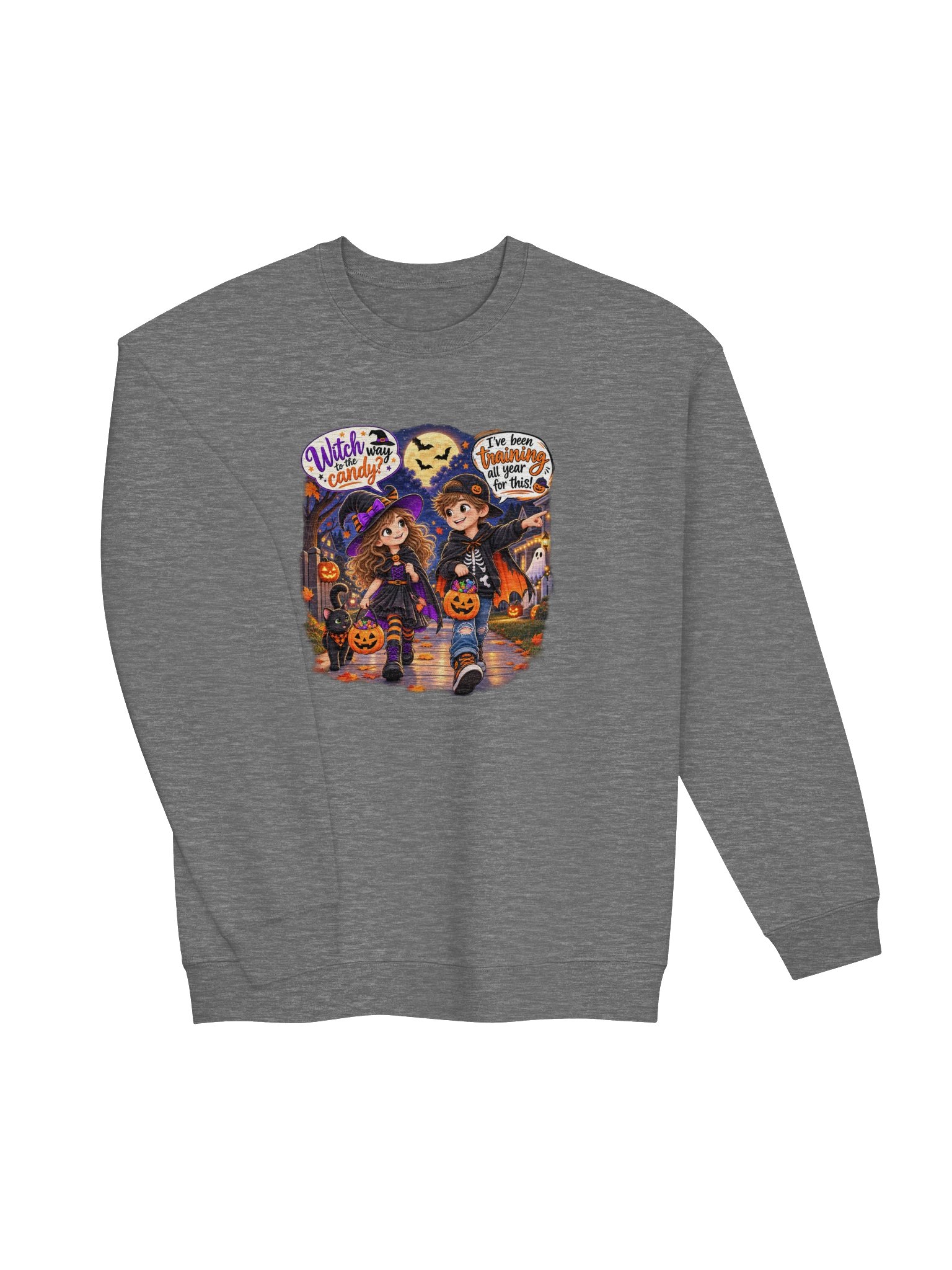 Trick or Treat Crewneck Sweatshirt product image (3)