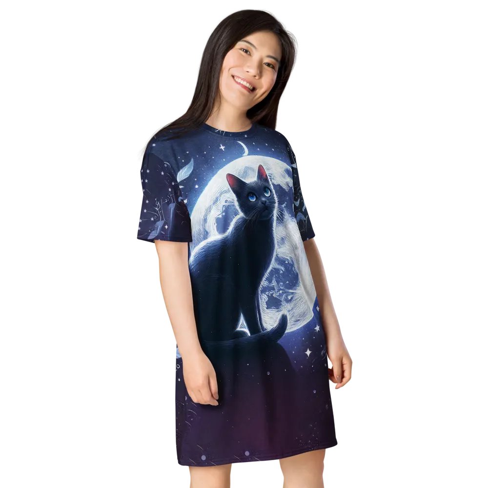 All-Over Print T-Shirt Dress product image (8)