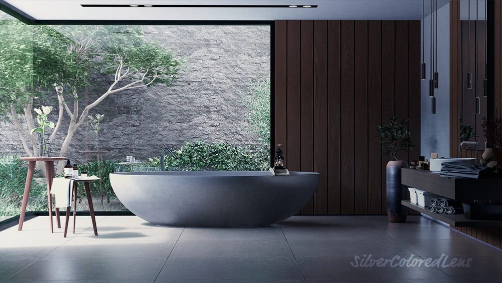 Modern Bathroom 3D Model product image (1)