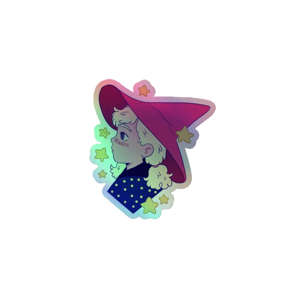 Mystical Witch Holographic Sticker product image (2)