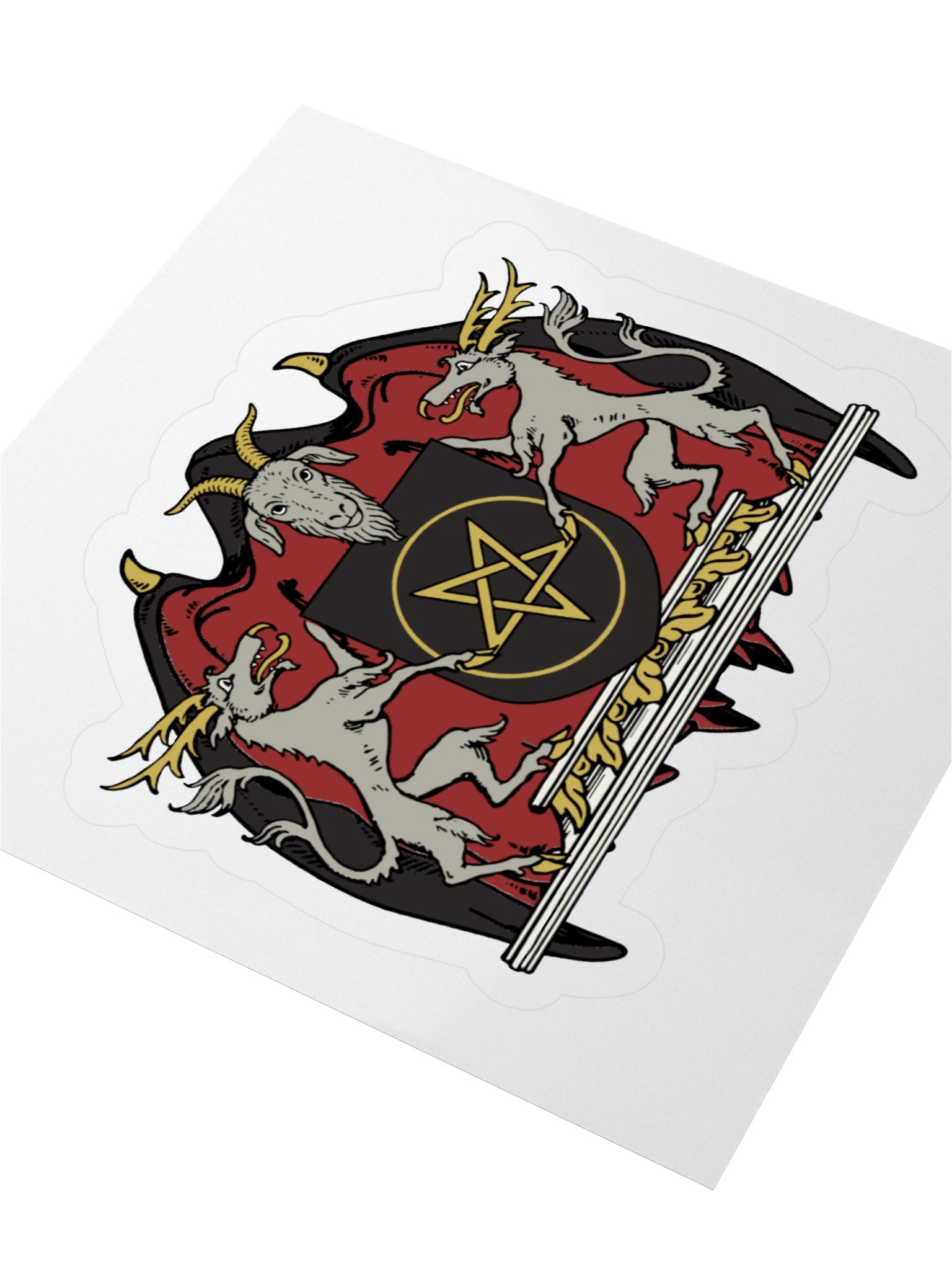 The Sigil of the Abyss Kiss Cut Sticker product image (9)