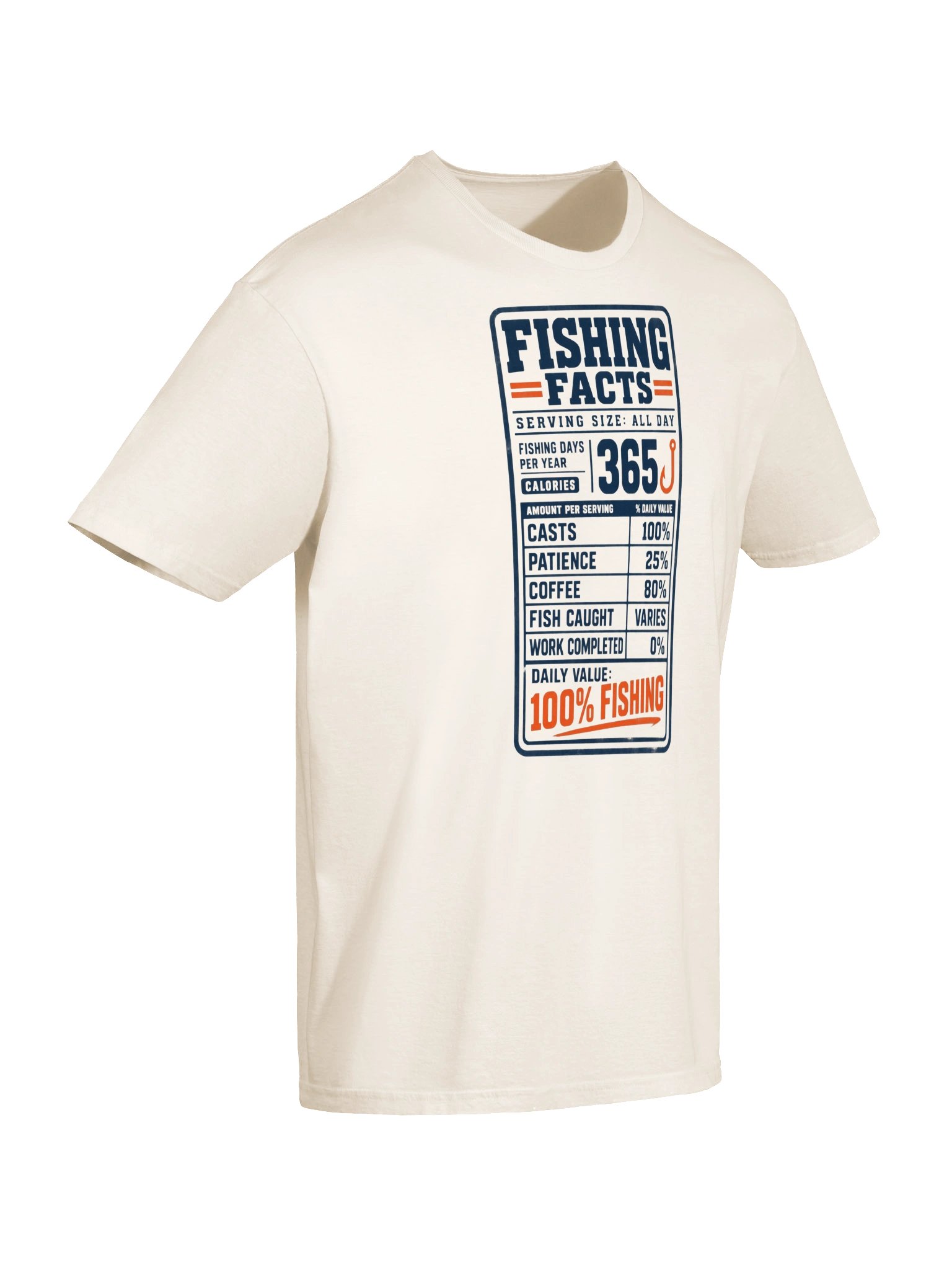 Daily Value: 100% Fishing T-Shirt product image (6)
