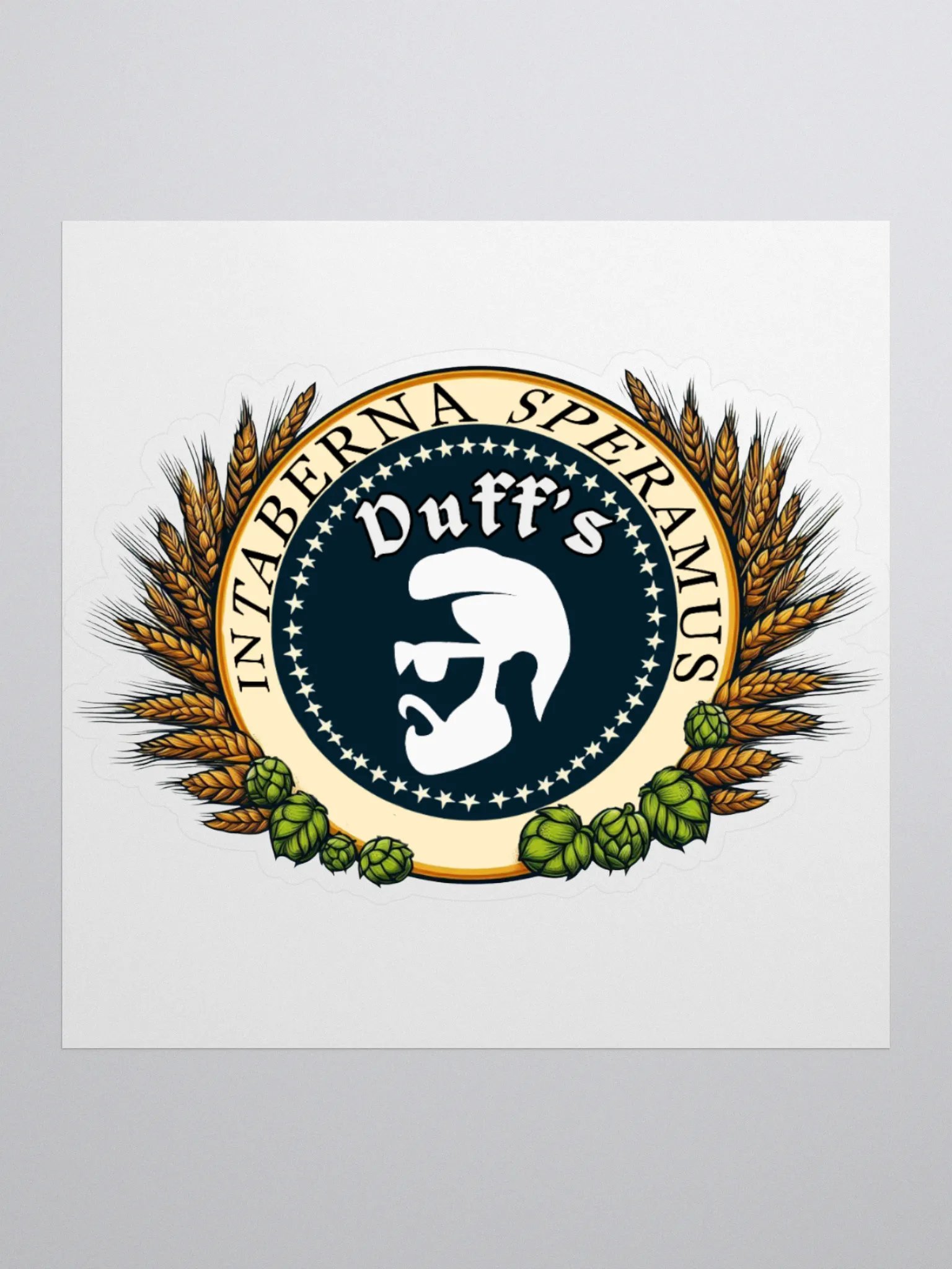 In Tavern We Trust sticker product image (1)