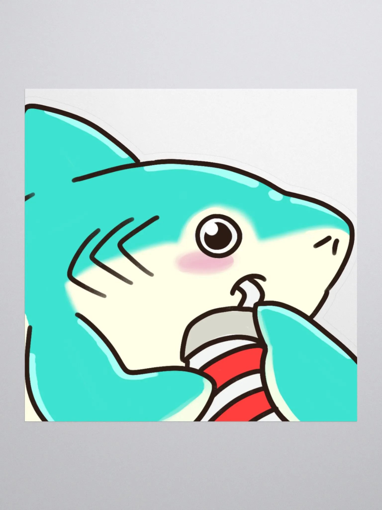 Shark Sip Sticker product image (1)