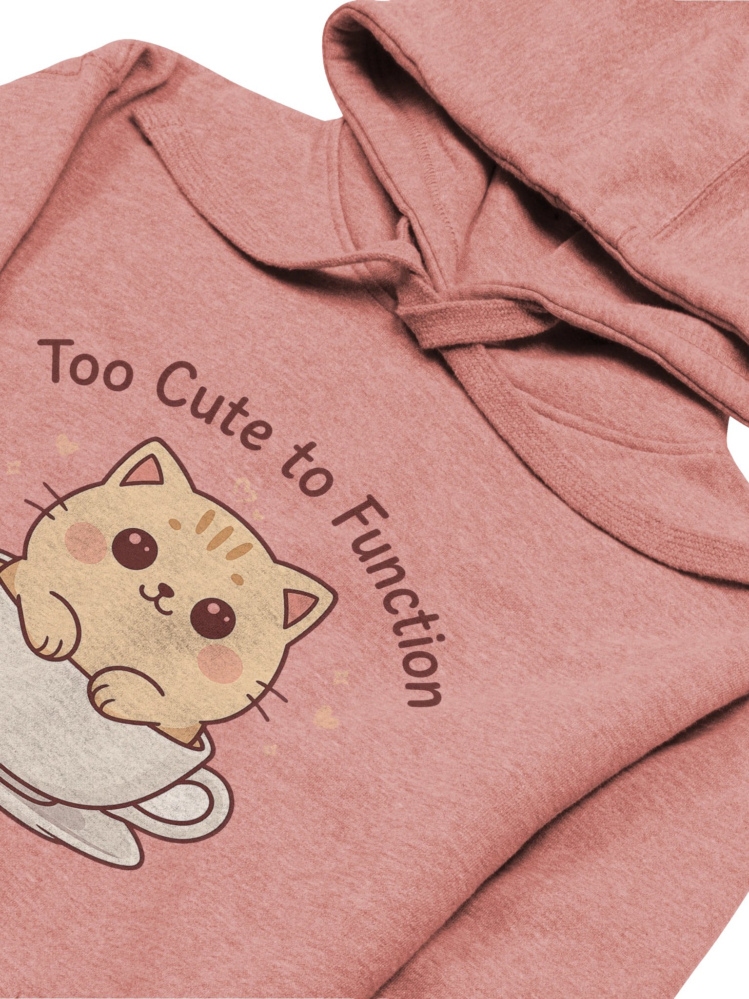 💕 Too Cute to Function Hoodie product image (11)