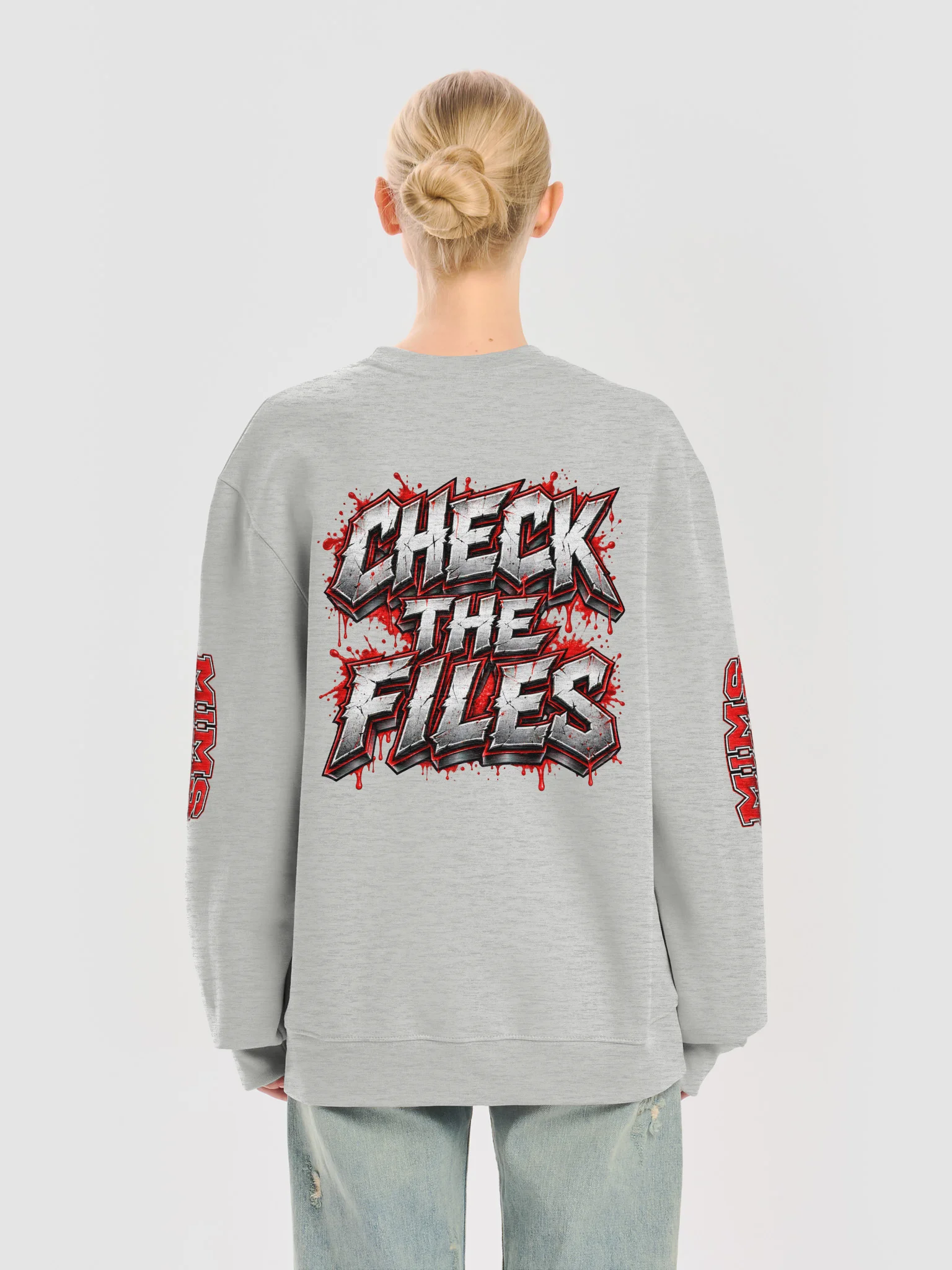 Twin Mask Horror Sweatshirt product image (20)