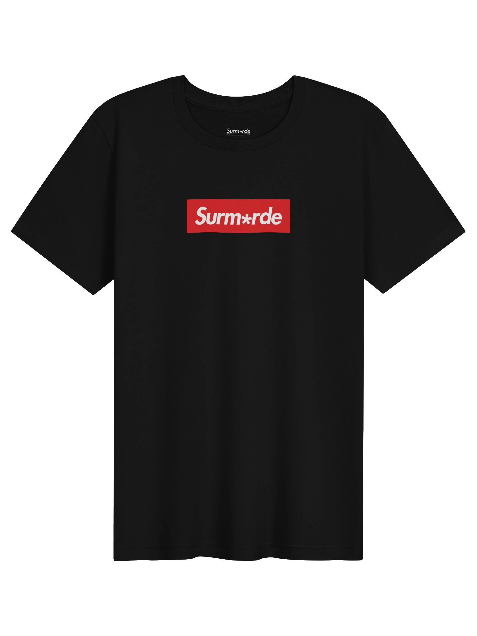 T-SHIRT NOIR "SURM*RDE" product image (1)