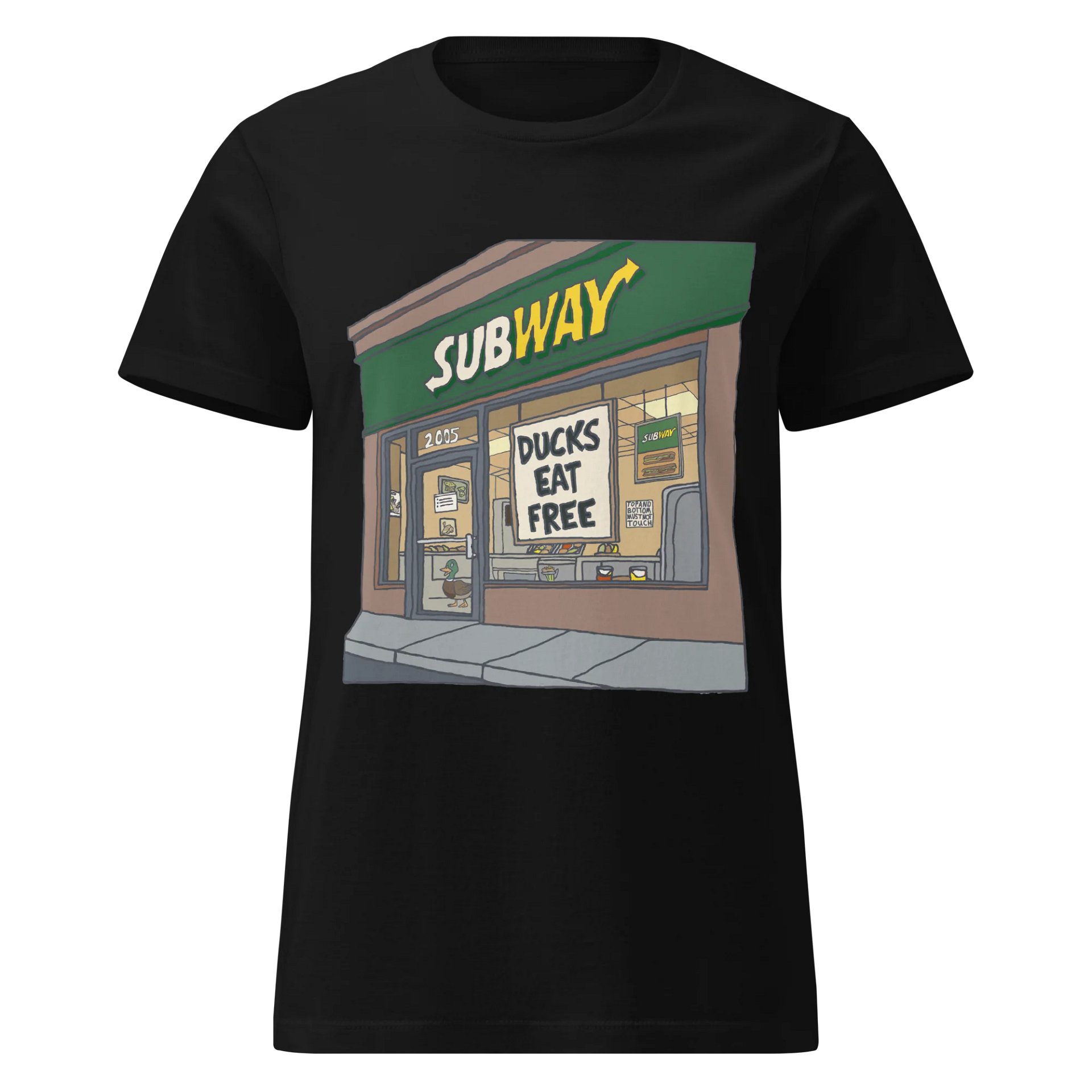 Ducks Eat Free At Subway | Woman's Cut product image (1)