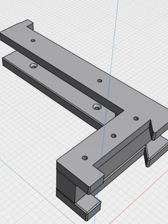 3/4 Inch French Cleat Bracket 3D STL File Bundle. product image (2)