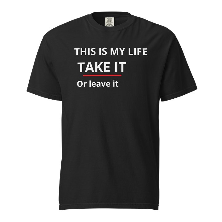 “Take It or Leave It” Tee – Unapologetic Life Statement product image (1)