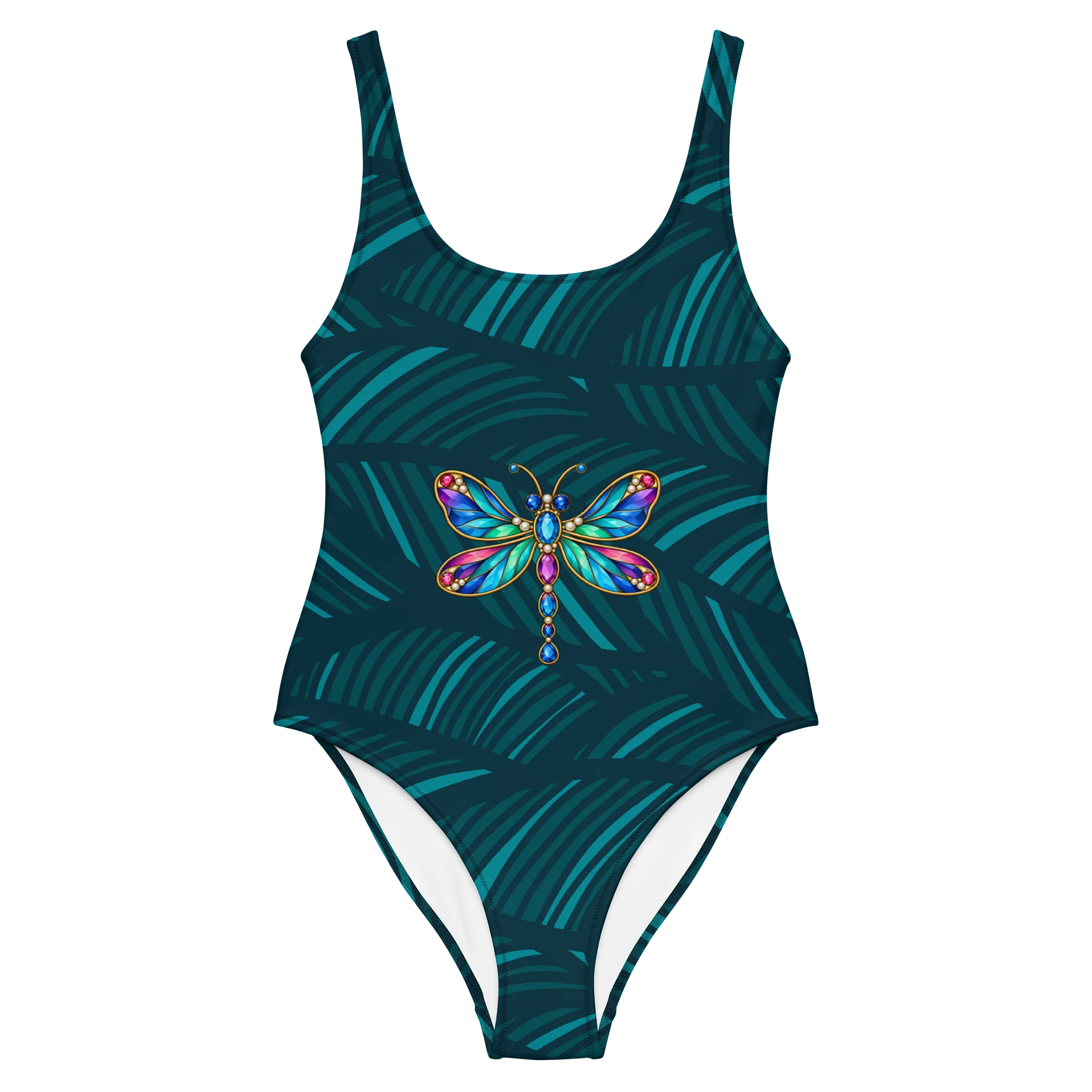 Jeweled Dragonfly Wave One-Piece Swimsuit product image (2)