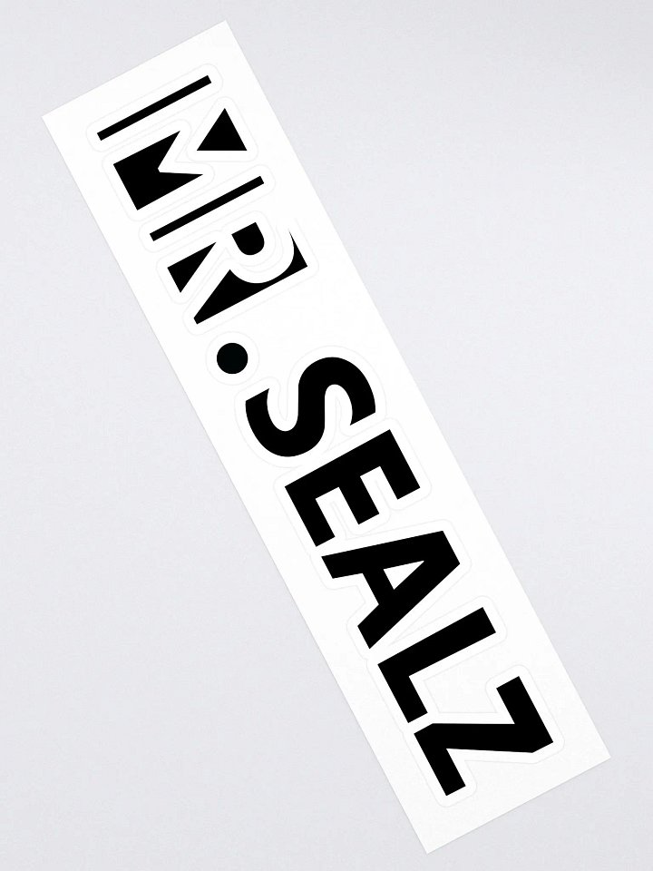 Mr. Sealz Sticker: Text logo product image (2)