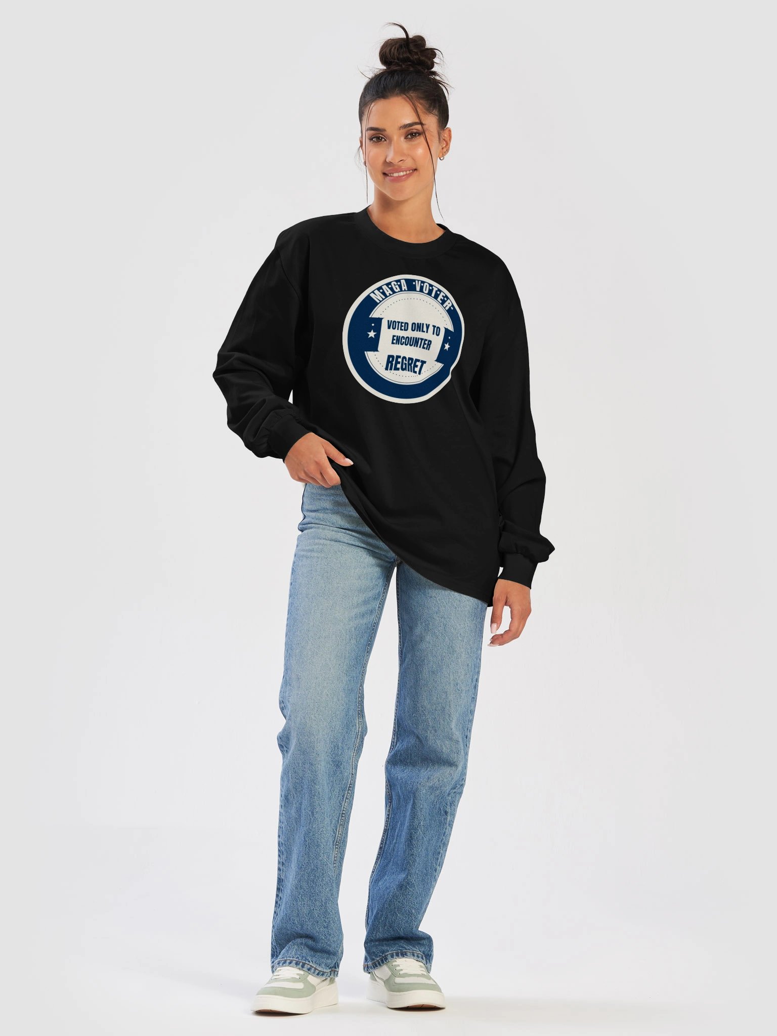 MAGA V.O.T.E.R. — Badge Tee Long Sleeve product image (5)