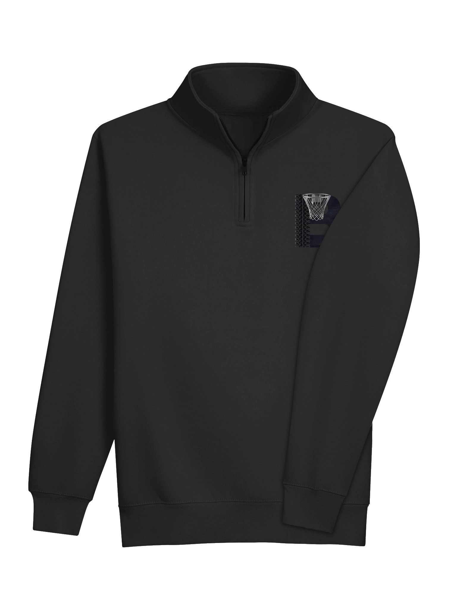 Cracked B Basketball Quarter-Zip Sweatshirt product image (4)