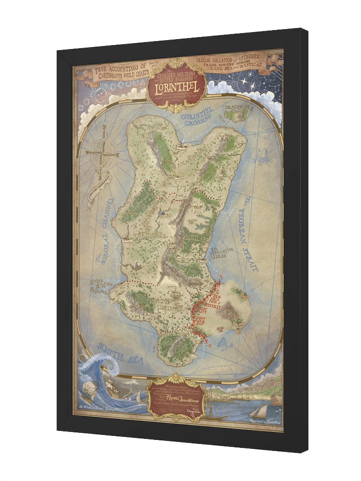 Map - Lorinthel - Framed product image (2)