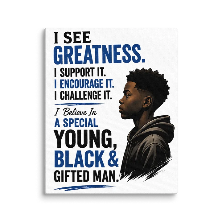 I See Greatness Motivational Canvas product image (1)