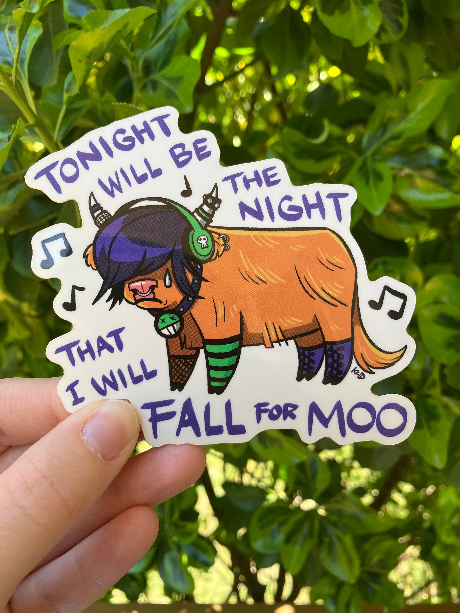 *NEW!* Emo Coo - Vinyl Sticker product image (1)